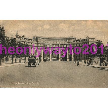 Admiralty Arch, London, 1912, Postcard