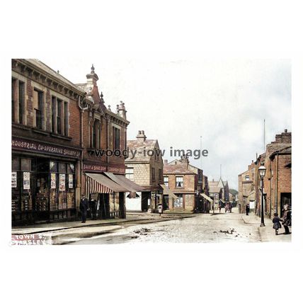 ptc2189 - Yorks. - Industrial Co-op Store on Town Street, Farsley - print 6x4