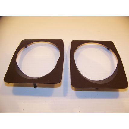 1971 CHRYSLER IMPERIAL DASH A/C VENT BEZELS #2936332 BURGUNDY OEM LEBARON