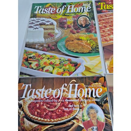 Taste Of Home Cooking Book The Magazine By A Thousand Country Cooks Lot Of 4