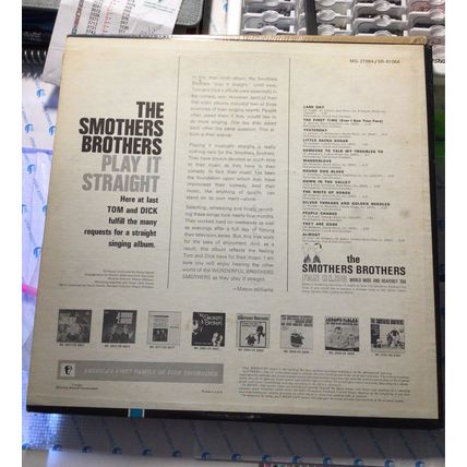 Smothers Brothers Play It Straight 1966 Record Comedy Album Vinyl