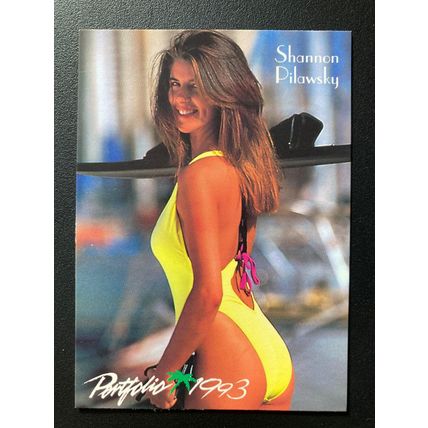 Portfolio 1993 Swimsuit Issue Base trading card # 74 Shannon Pilawsky (A)