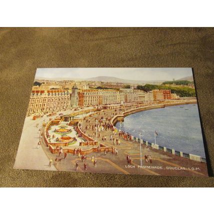 1930s Postcard - Loch promenade, Douglas - Isle of Man - Artist / A252