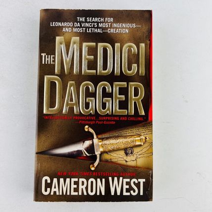 Cameron West - The Medici Dagger Paperback Book Historical Fiction Mystery