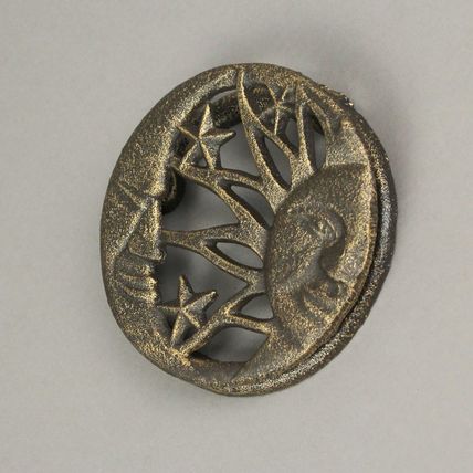 Celestial Cast Iron Door Knocker - Bronze