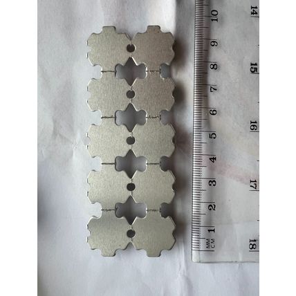 warm white LEDs on heat sink aluminium base plate 10 pieces