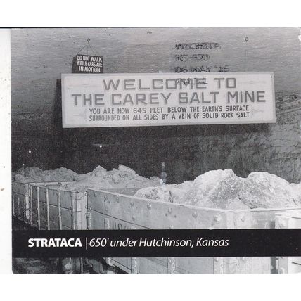 Carey Salt Mine Hutchinson Kansas United States postcard 2016 crease