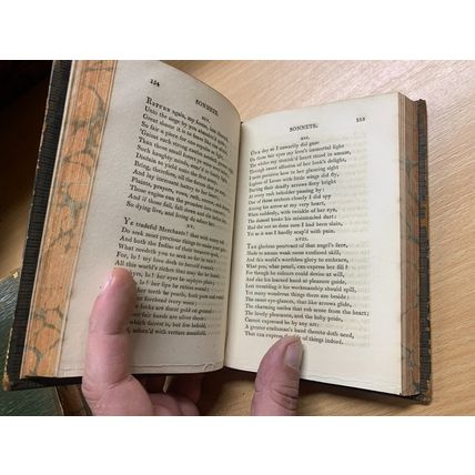 1810 "THE POETICAL WORKS OF EDMUND SPENSER" VOL 6 ANTIQUE LEATHER BOOK (P3)