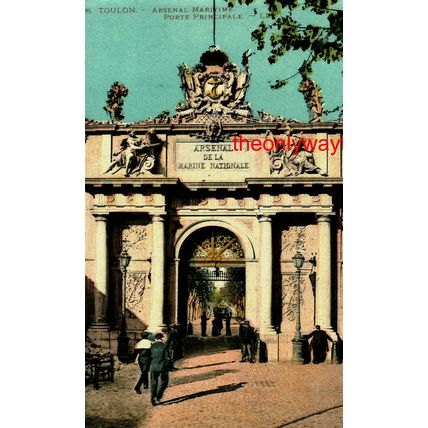 Toulon, Arsenal Maritime,,France, Levy Fils Postcard