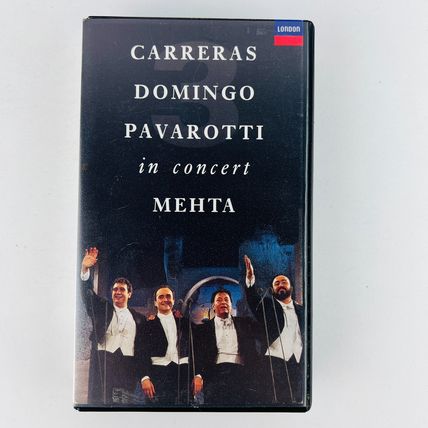 Carreras Domingo Pavarotti The Three Tenors in Concert 1990 & 1994 VHS Tape Lot