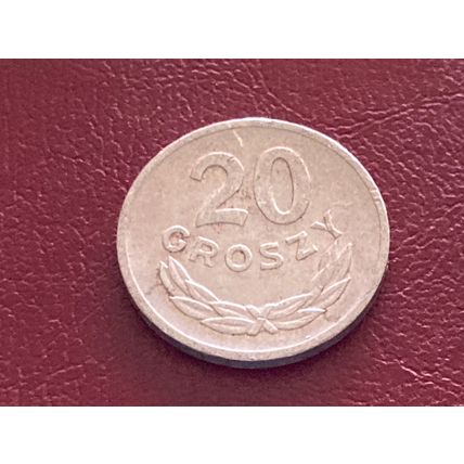 Umlaufmünze Polen 20 Grozy 1973 ohne Münzzeichen