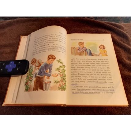 Old Vintage Basic Reader Health Trails The Road To Health By Edwina Jones 1949