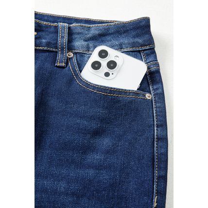 Sail Blue Western Stitch Patched Pocket Bootcut Jeans