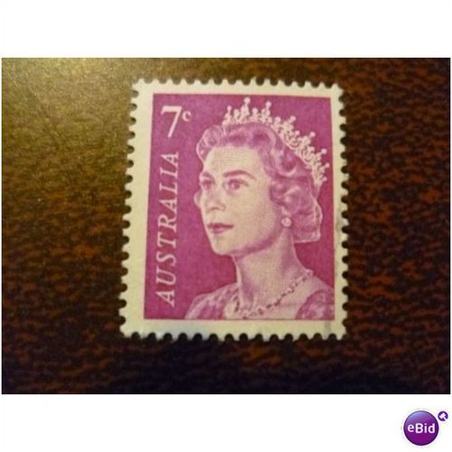 Australia 1966 Queen Elizabeth II decimal currency 7c fine used stamp SG388a