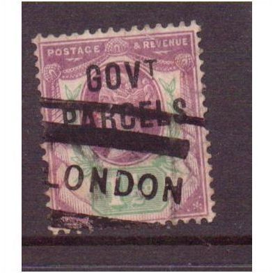 gb stamps officials government parcels sgo65 11/2d space filler