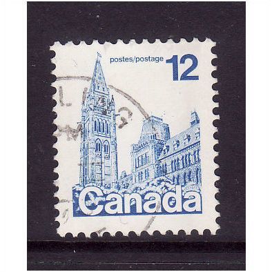 CANADA 1977 12c HOUSE OF PARLIAMENT SG 872 FINE USED #5