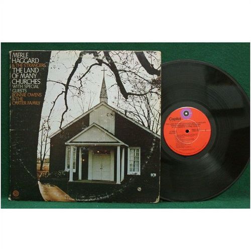 Merle Haggard/Owens/Carter Fam. - Land of Many Churches - 2LP - SWBO 803 - VG+