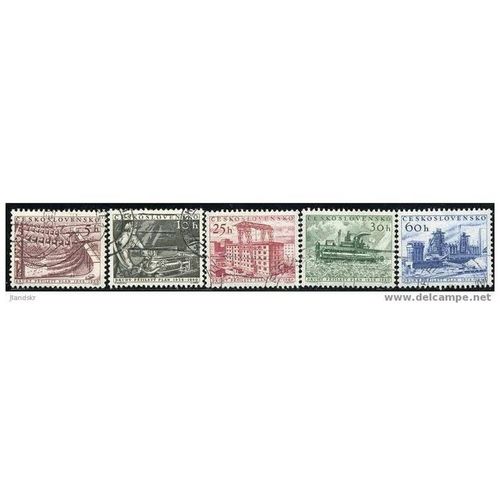 1956 Michel 949/953 - #5 cancelled