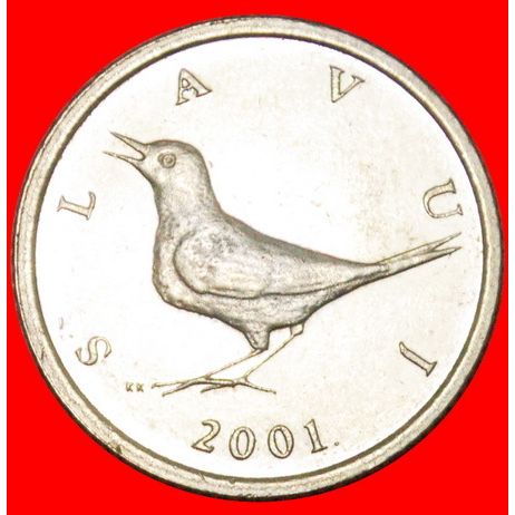 NIGHTINGALE: CROATIA ★ 1 KUNA 2001.! LOW START ★ NO RESERVE!