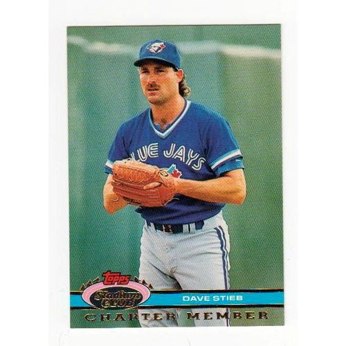 1991 Stadium Club Charter Members only Dave Stieb card- Blue Jays