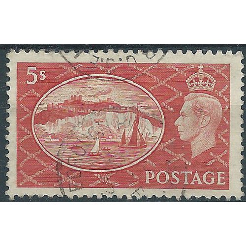 1951 SG510 5/- Red Fine Used .. .