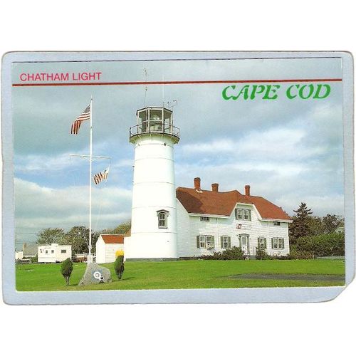 MA Chatham Lighthouse Postcard Chatham Light Cape Cod lighthouse_box1~489