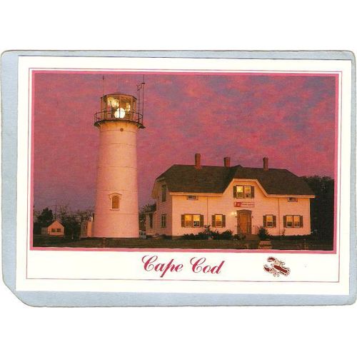 MA Chatham Lighthouse Postcard Chatham Light Cape Cod lighthouse_box1~488