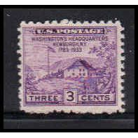 752 3c Washington's Hdqs Fine MNH Z1643