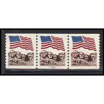 Used 2523A 29c U.S. Flag Very Fine PNC A22211/3 PA3008