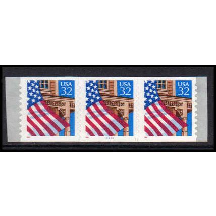 2915A 32c U.S. Flag Over Porch Very Fine MNH PNC 11111/3 10x10 PA3519