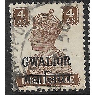 GWALIOR 1942/1945 SG 125 - fine used (o)