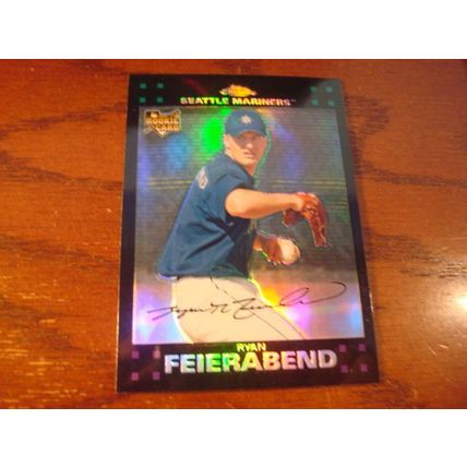 2007 Topps Chrome Rookie Cards, 3-Cards, Refractors, #'s 152/285/306