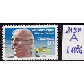 USA [1991] MiNr 2135 A ( O/used ) Flugzeug