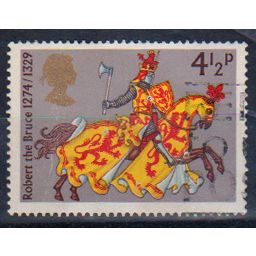 GB 1974 British Knights 4.5p Robert the Bruce used SG958