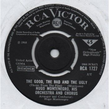 Hugo Montenegro - The good the bad & the ugly 7" single vinyl record RCA1727