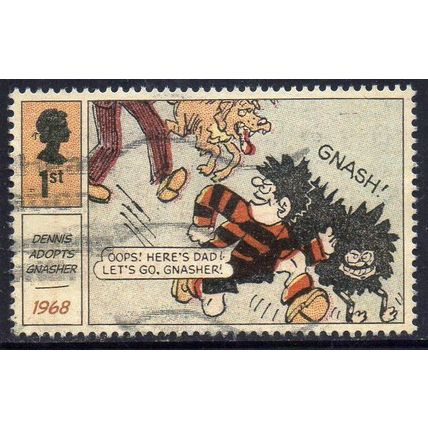 GB 2021 70th Anniversary of Dennis and Gnasher - Dennis Adopts Gnasher 1st Used