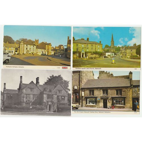 26 x Derbyshire, Some STREETS, early to more modern, New Mills, Lancaster bomber
