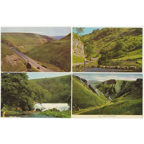 26 x Derbyshire, Some STREETS, early to more modern, New Mills, Lancaster bomber