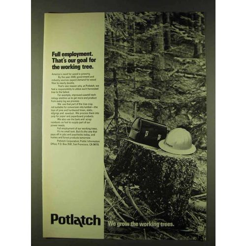 1979 Potlatch Corporation Ad - Full Employment