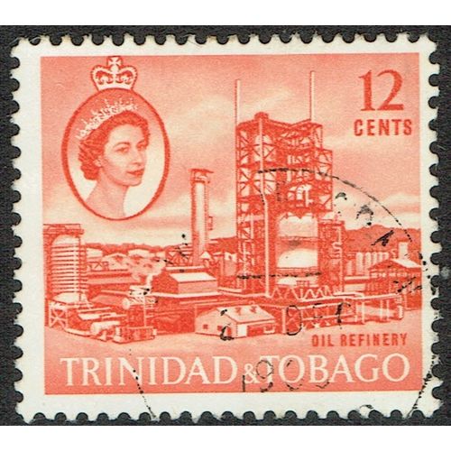 Trinidad & Tobago 1960 Definitive Issue 12c Vermilion SG290 FU