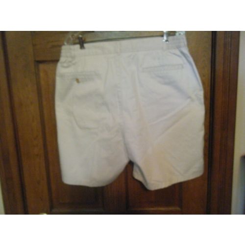 Grand Slam Light Beige Pleated Front Flex Waist Golf Shorts - Size 38