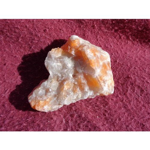 B Orange Calcite Raw Crystal Gemstone 1.75 Inch Metaphysical Energy Work