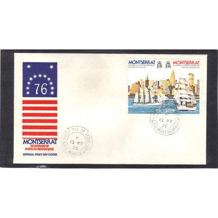 FDC Int'l Montserrat Honoring USA Bicentennial (Cachet-U/A) CV01079