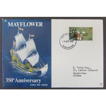 CONNOISSEUR - ANNIVERSARIES 1/6 FIRST DAY COVER 1970