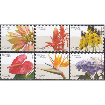 Portugal Madeira 2006 Michel 243 - 248 Neuf ** Cote (2008) 10.10 € Fleurs