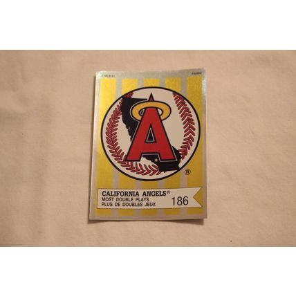 California Angels 1991 Panini Top 15 Baseball STICKER NO. 132