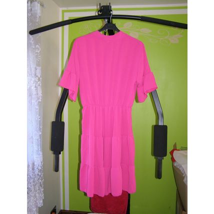 Elegant pink woman dress size 3XL, summer airy dress pink tunic. 182