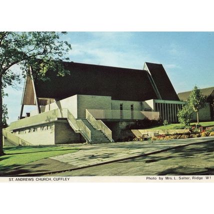 St Andrews Church Cuffley Herts Postcard