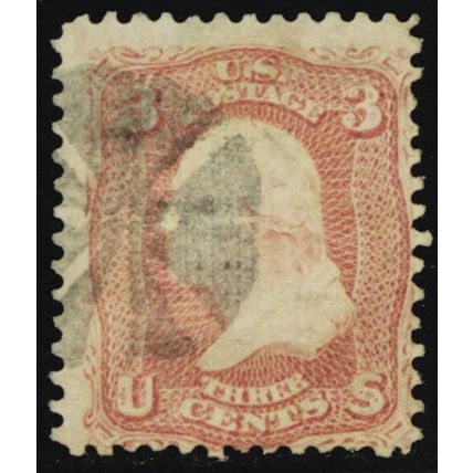 85, Used 3¢ Nice Sound Stamp With PFC Certificate CV $1050. * Stuart Katz