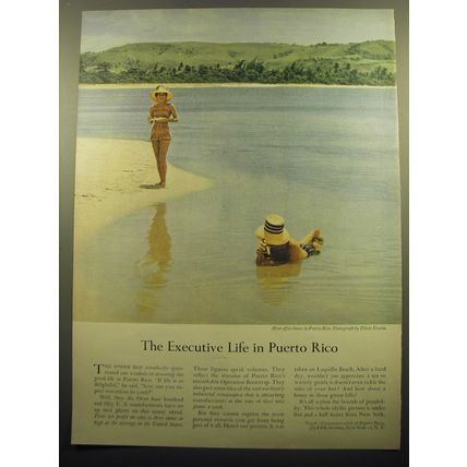 1958 Puerto Rico Tourism Ad - The executive life in Puerto Rico